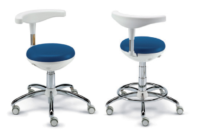 ASSIST PLUS - Anatomical assistants'/dentists' stool